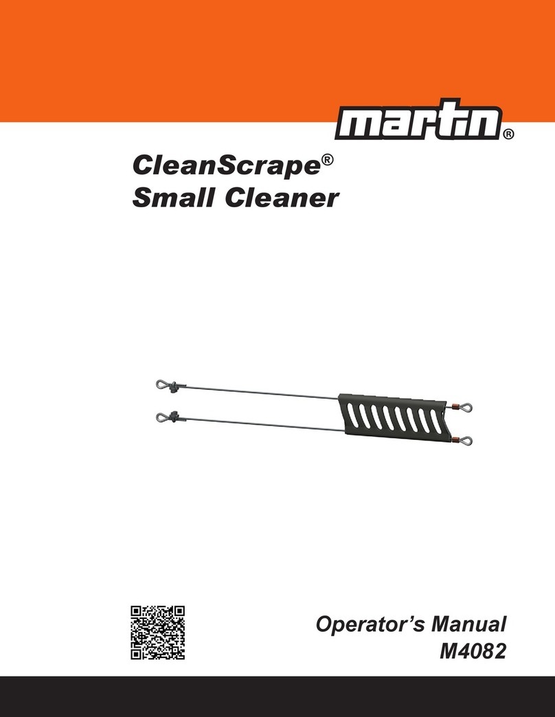 Martin CleanScrape Small Cleaner Operator's manual