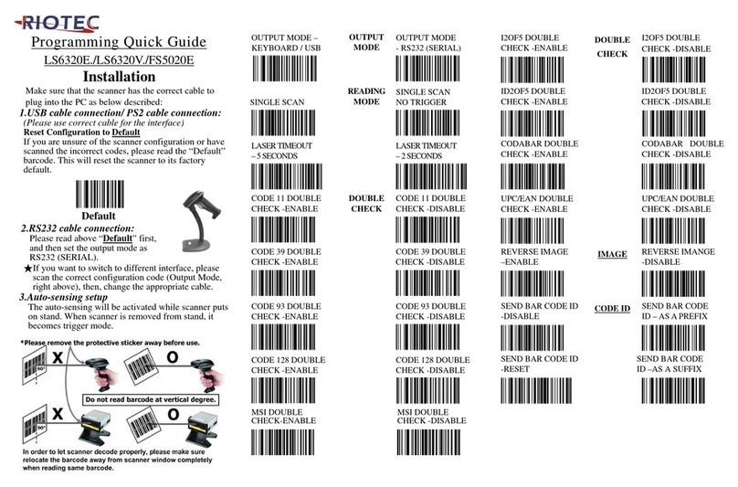 RIOTEC LS6320E User manual
