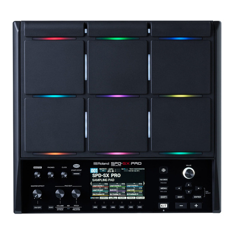 Roland SPD-SX PRO User manual