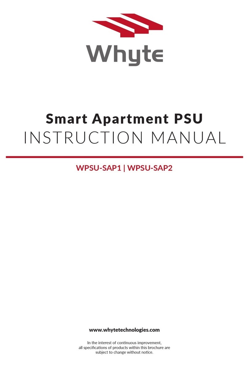 Whyte WPSU-SAP1 instruction manual