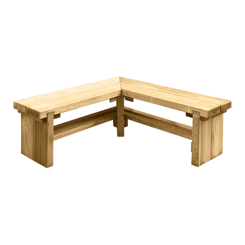 Forest CORNER SLEEPER BENCH instructions Forest CORNER SLEEPER BENCH instructions