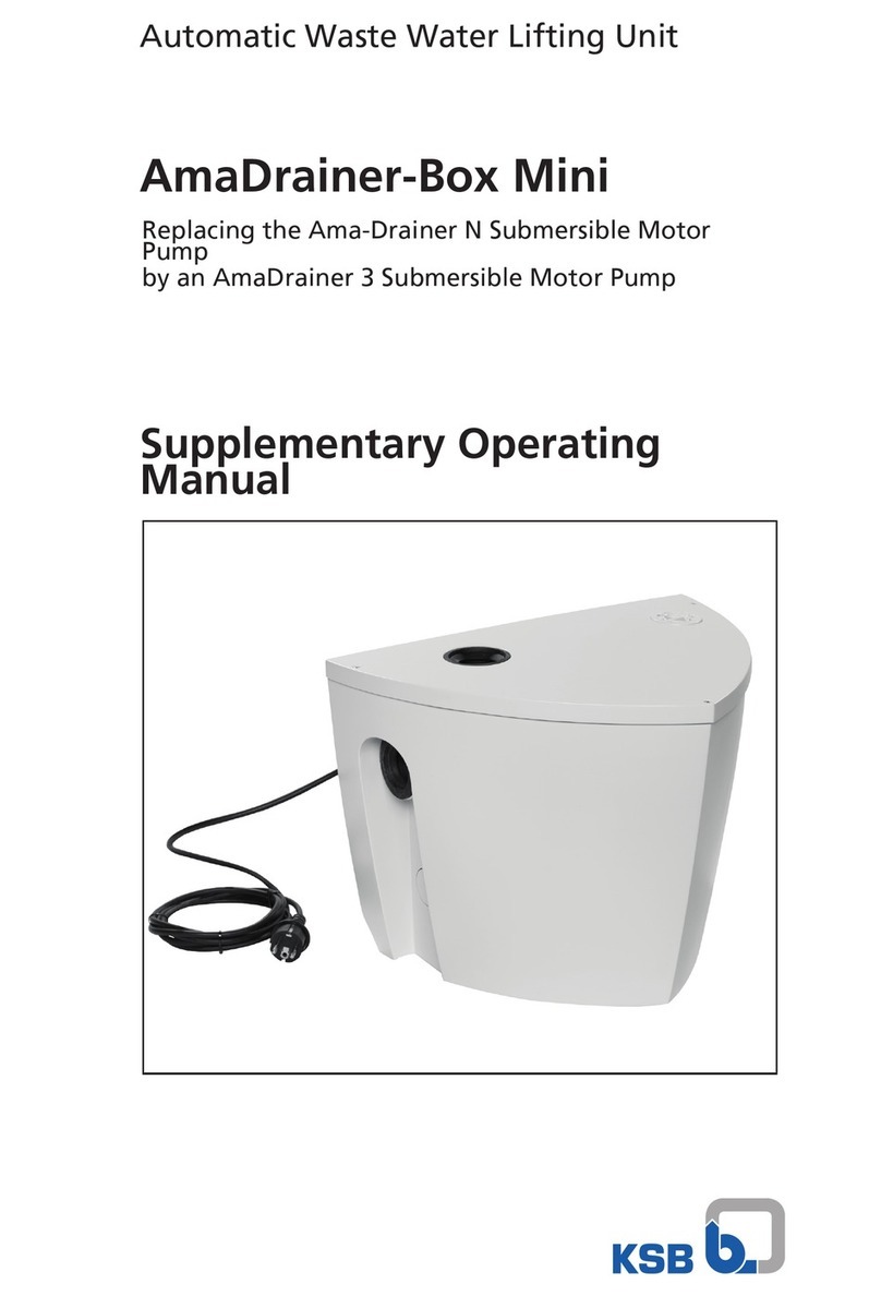 KSB Ama-Drainer-Box Mini User manual