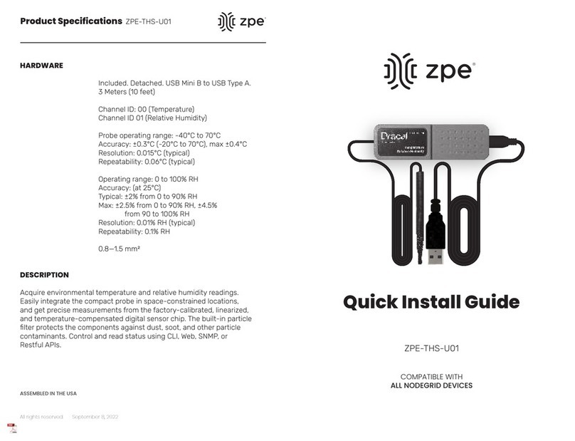 ZPE ZPE-THS-U01 User manual