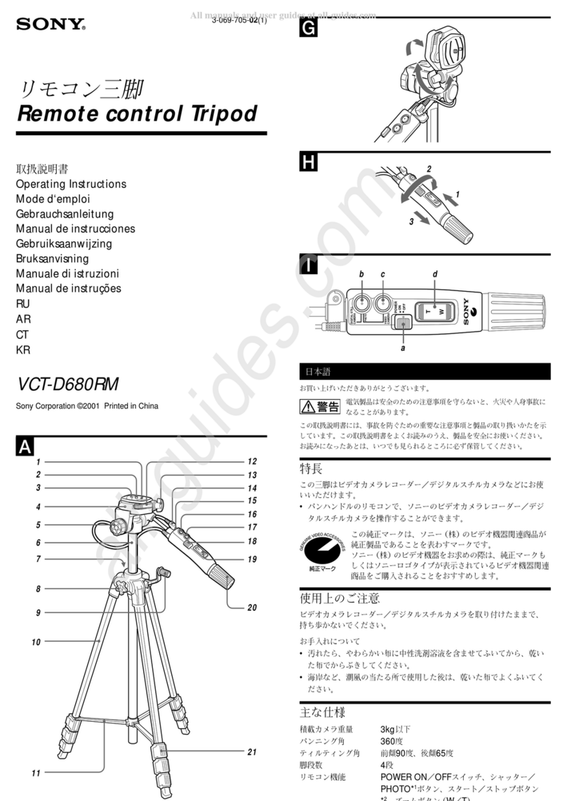 Sony VCT-D680RM operating instructions