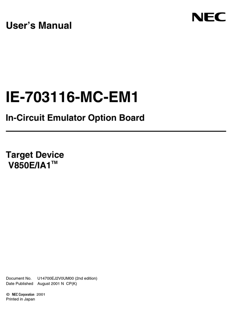 NEC IE-703116-MC-EM1 User manual