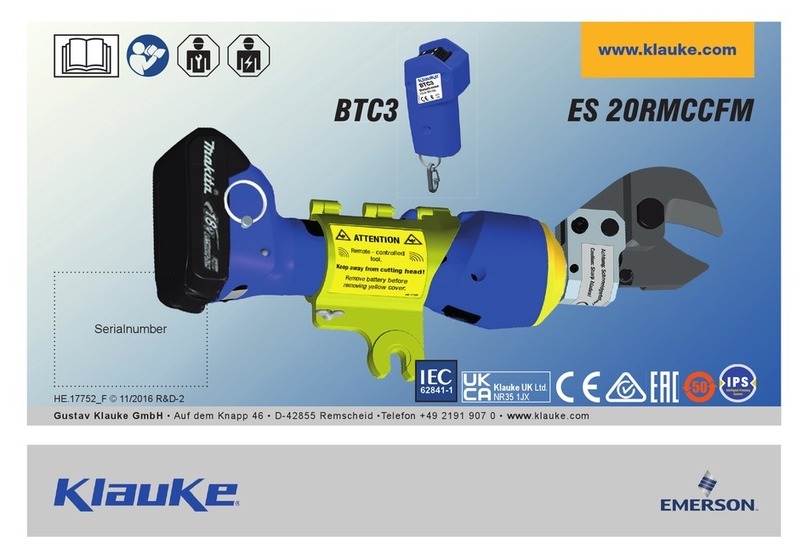 Emerson Klauke ES 20RMCCFM manual