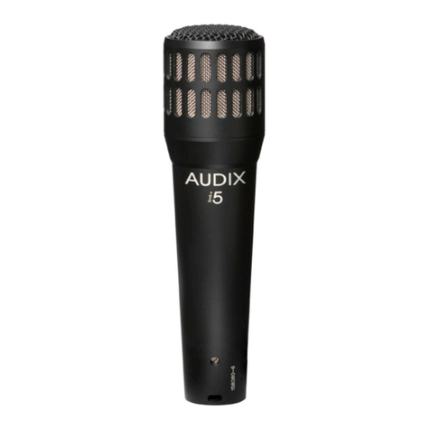 Audix i5 User manual