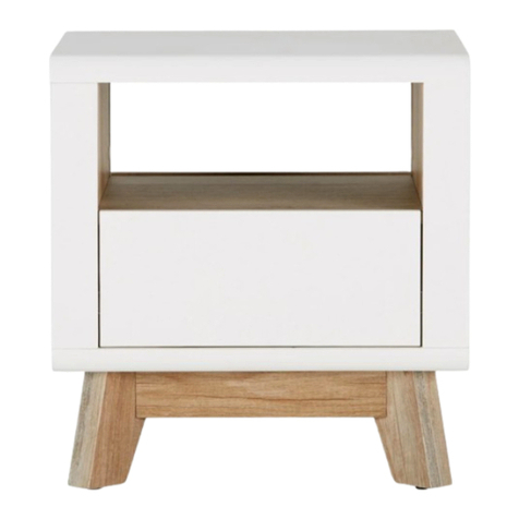 STRUCTUBE CHELSA END TABLE User manual STRUCTUBE CHELSA END TABLE User manual
