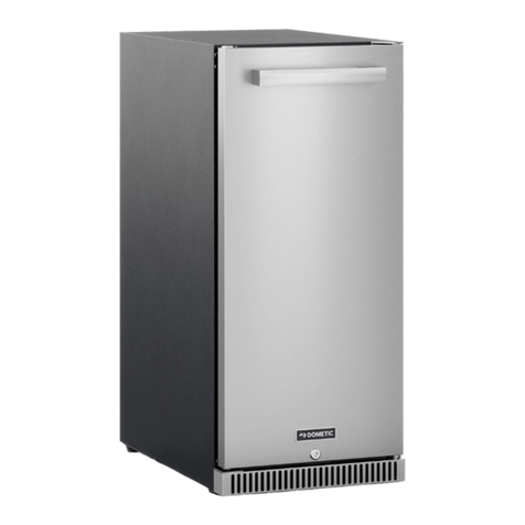 Dometic DE15F Installation and operating manual