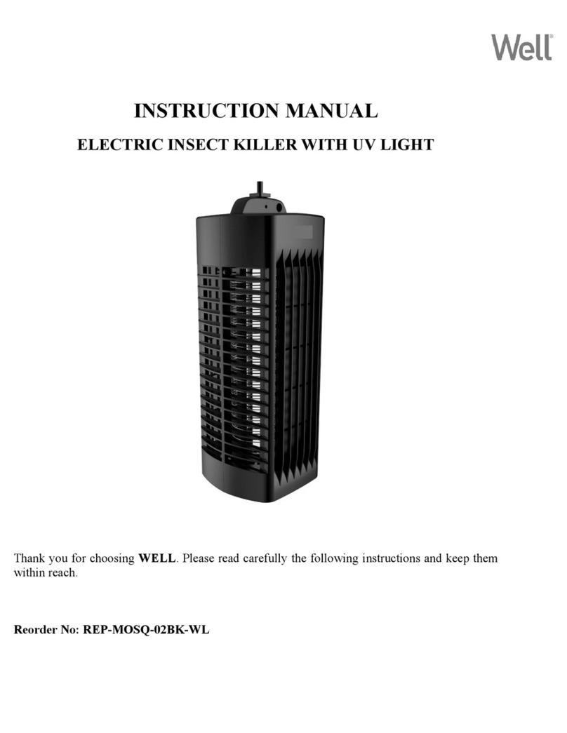 WEL REP-MOSQ-02BK-WL instruction manual