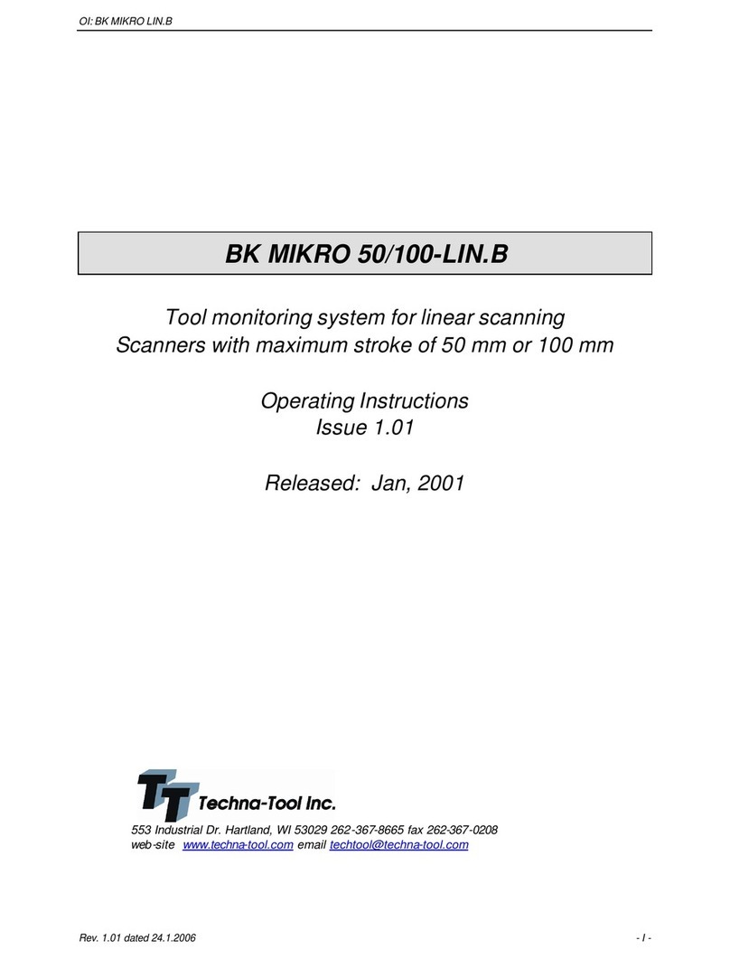 Techna-Tool BK MIKRO 50-LIN.B operating instructions