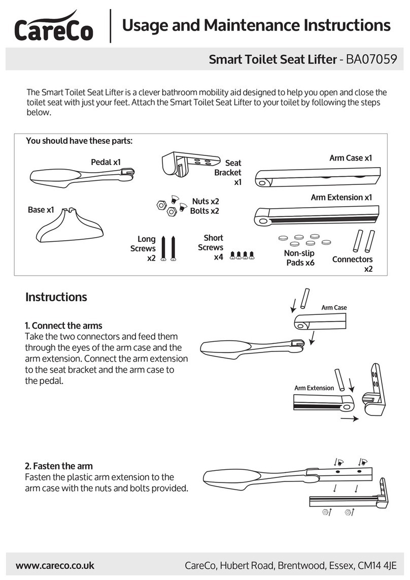 CareCo BA07059 Usage and maintenance instructions