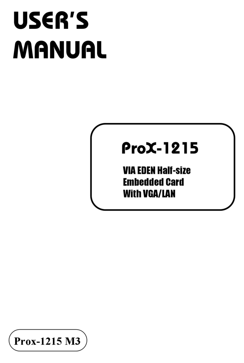 protech ProX-1215 User manual