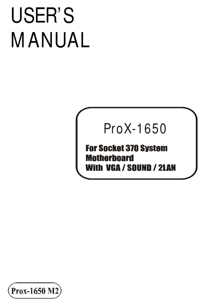 protech ProX-1650 User manual