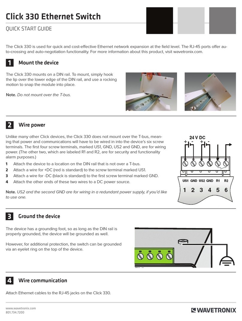 Wavetronix Click 330 quick start guide Wavetronix Click 330 quick start guide