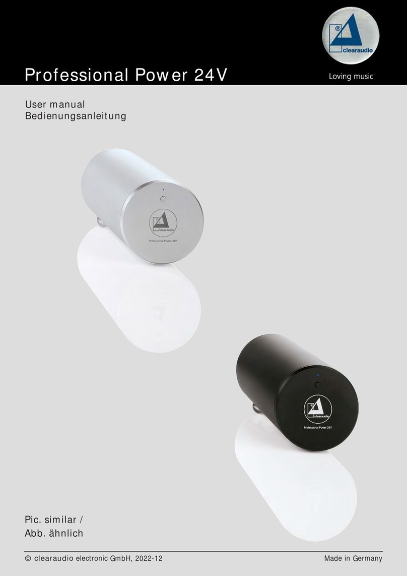 Clearaudio Professional Power 24V user manual
