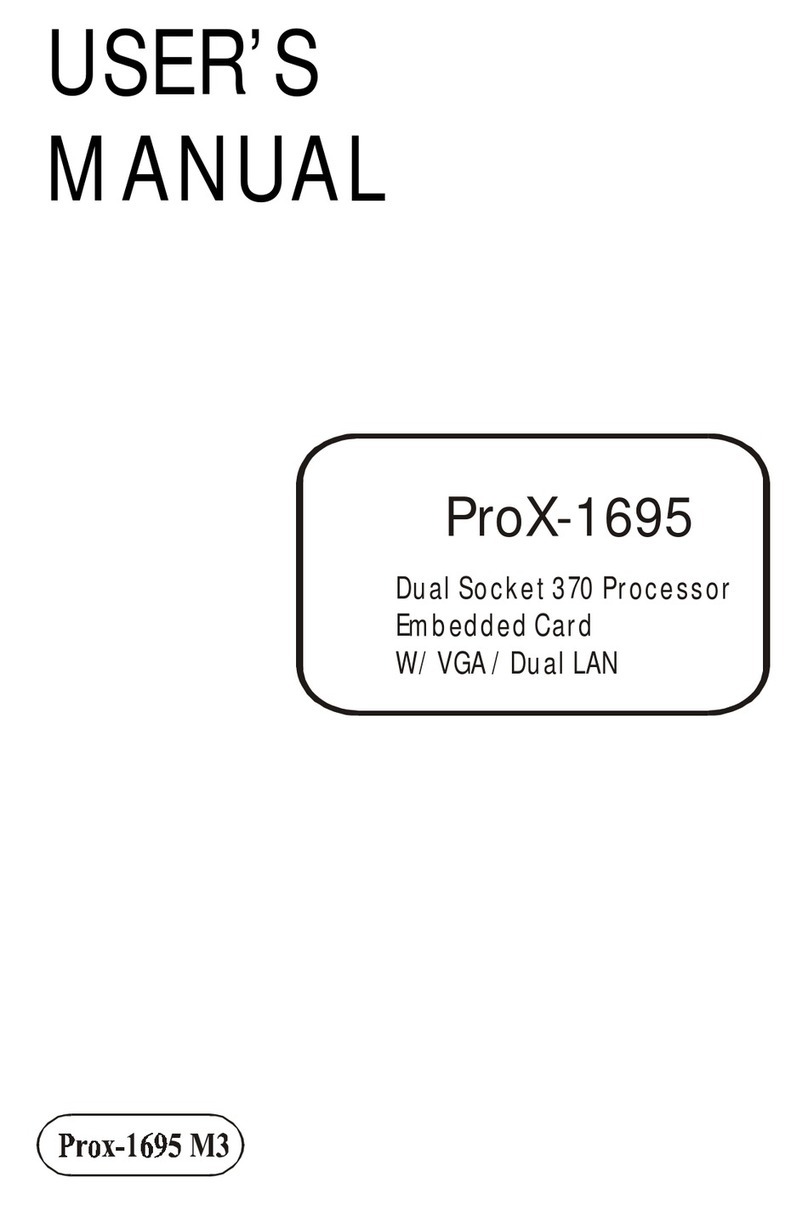 protech ProX-1695 user manual