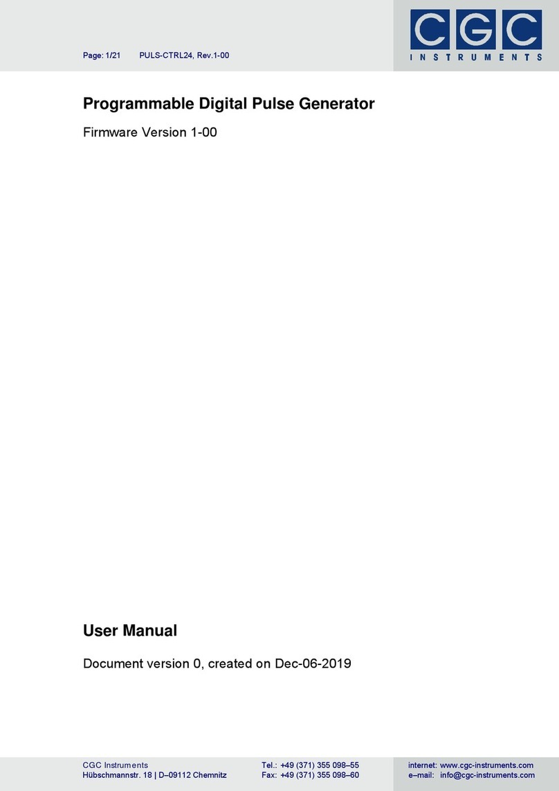 CGC PULS-CTRL24 user manual CGC PULS-CTRL24 user manual