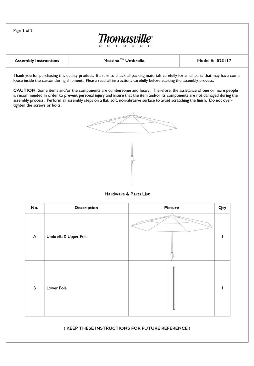 Thomasville Messina 523117 Assembly instructions