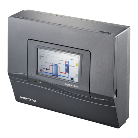 oventrop Regtronic RD-W operating instructions