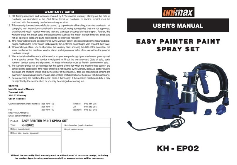 Unimax EASY PAINTER KH-EP02 user manual