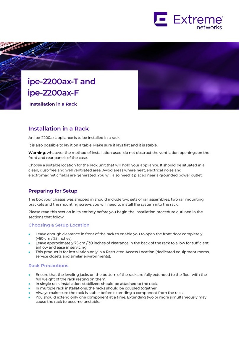 Extreme Networks ipe-2200ax-T User manual