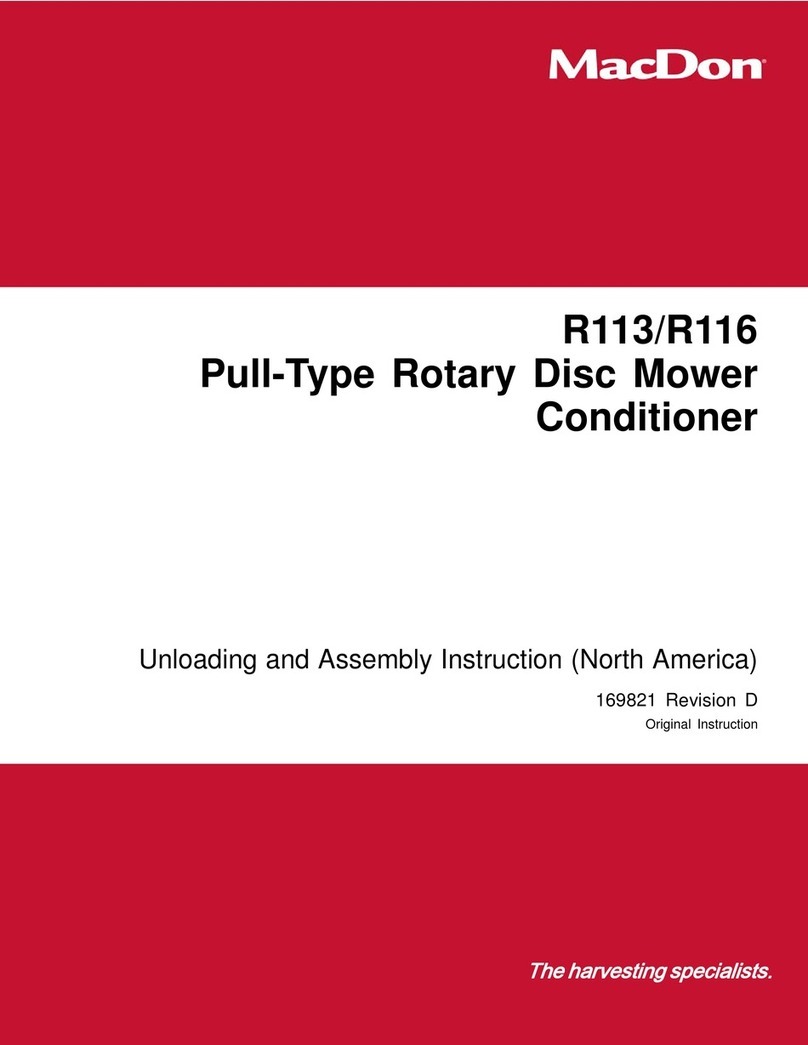 MacDon R113 User manual