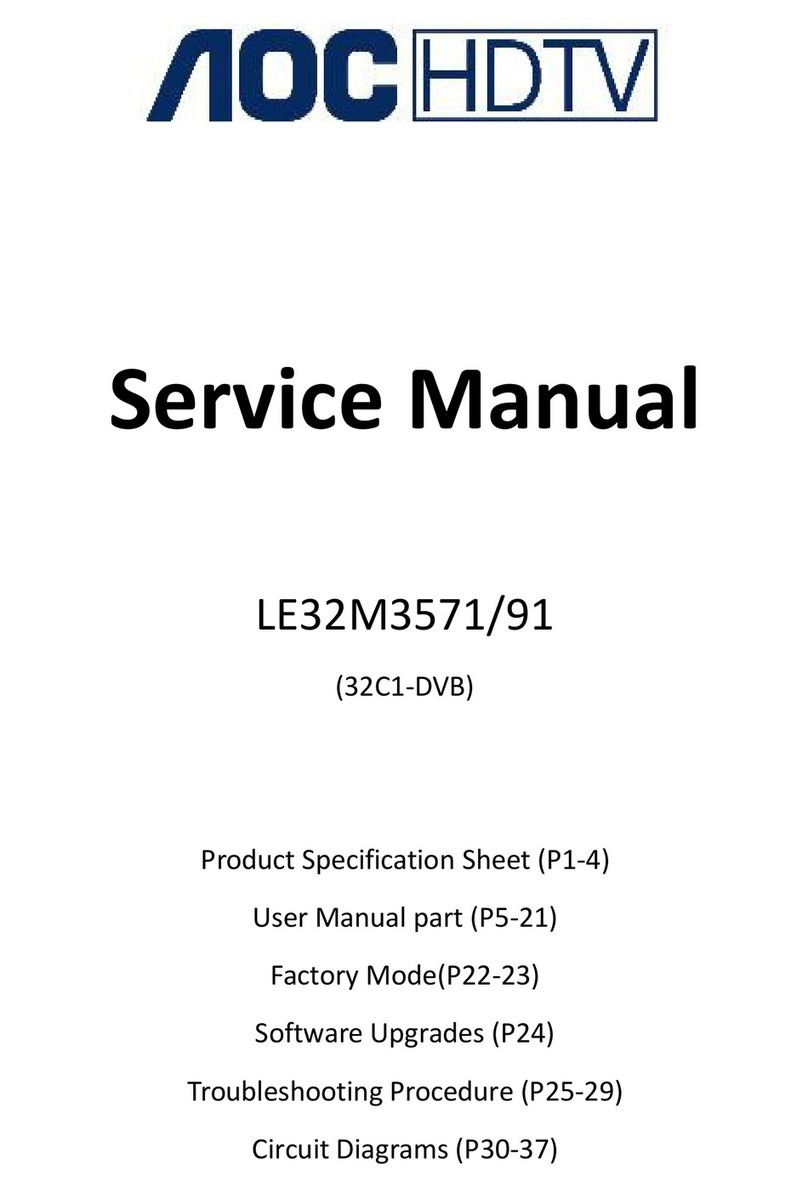 AOC LE32M3571/91 User manual