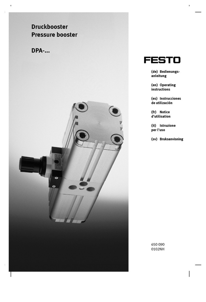 Festo DPA Series operating instructions