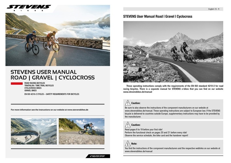 Stevens ROAD User manual