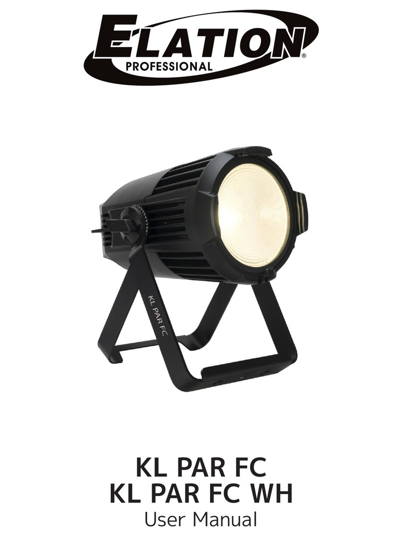 Elation KL PAR FC user manual