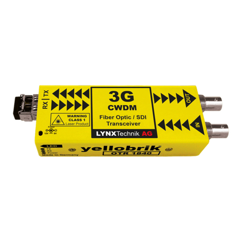 Yellobrik OTR 1840-1 quick reference