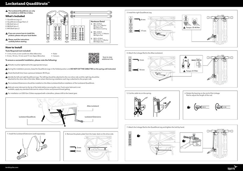 Tern QuadStruts quick start guide