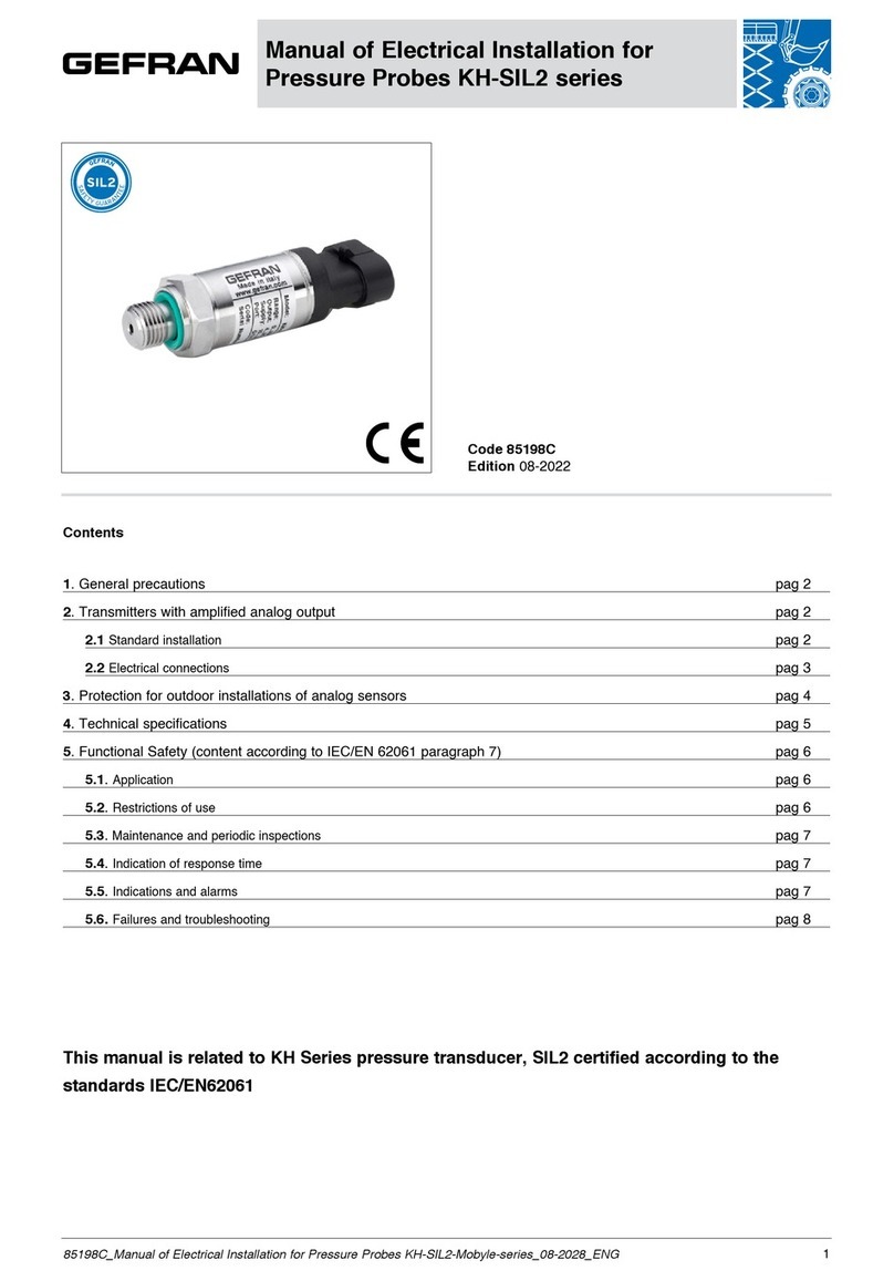 gefran KH-SIL2 Series Manual of Electrical Installation gefran KH-SIL2 Series Manual of Electrical Installation