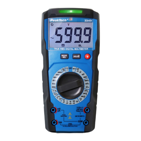 PeakTech 3349 User manual PeakTech 3349 User manual