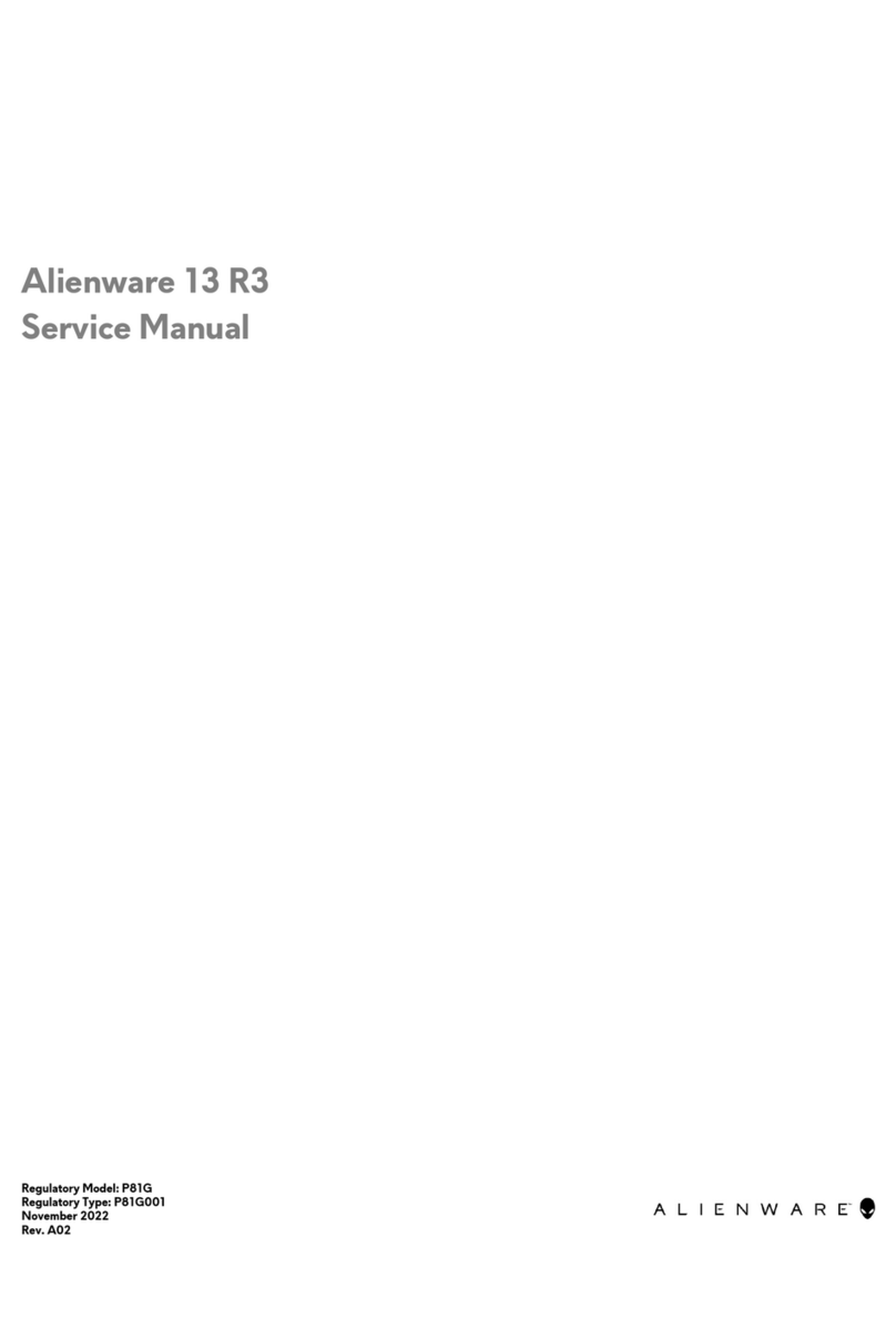 Dell Alienware 13 R3 Service manual