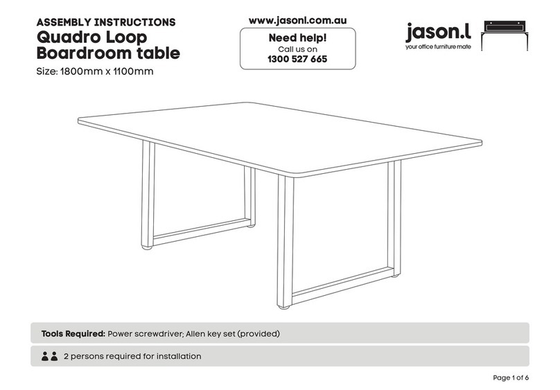 Jason.L Quadro Loop Boardroom table User manual