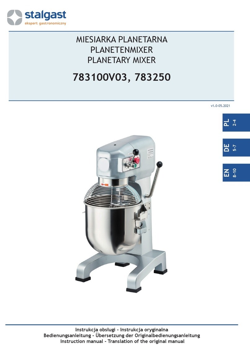 Stalgast 783100V03 User manual