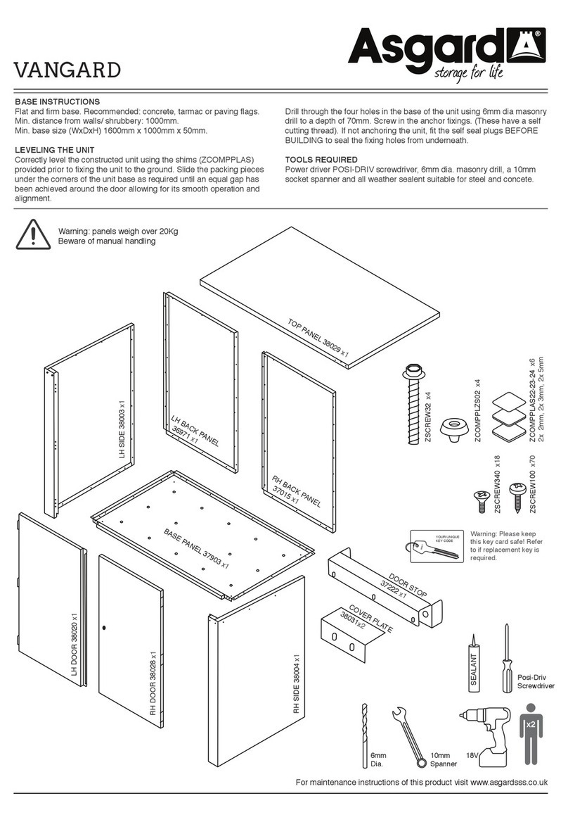 Asgard VANGARD instructions Asgard VANGARD instructions