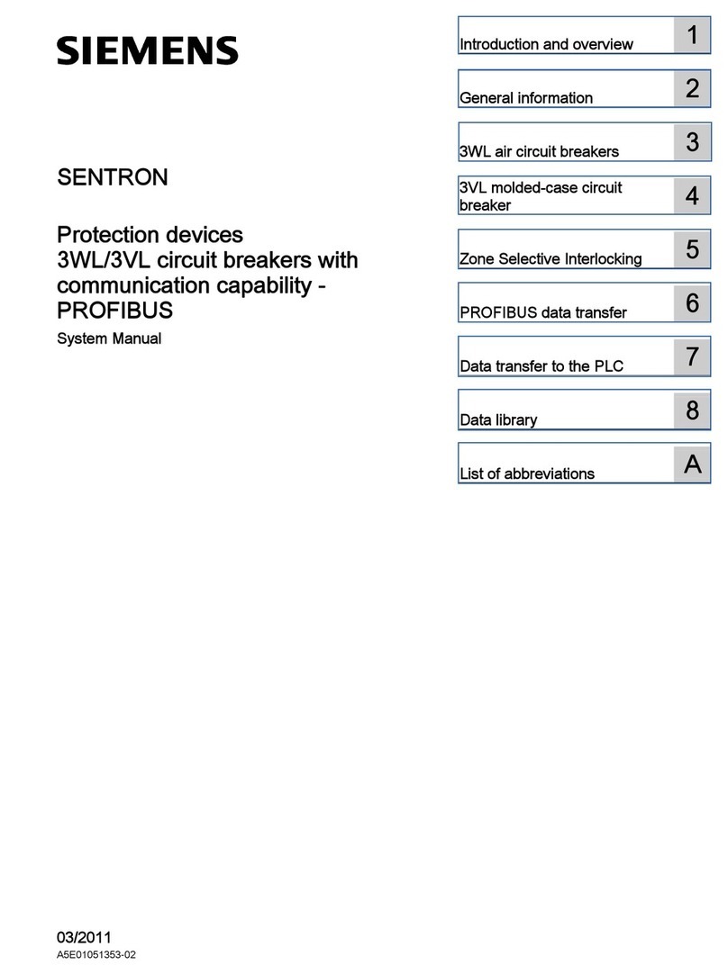 Siemens SENTRON VL Series User guide