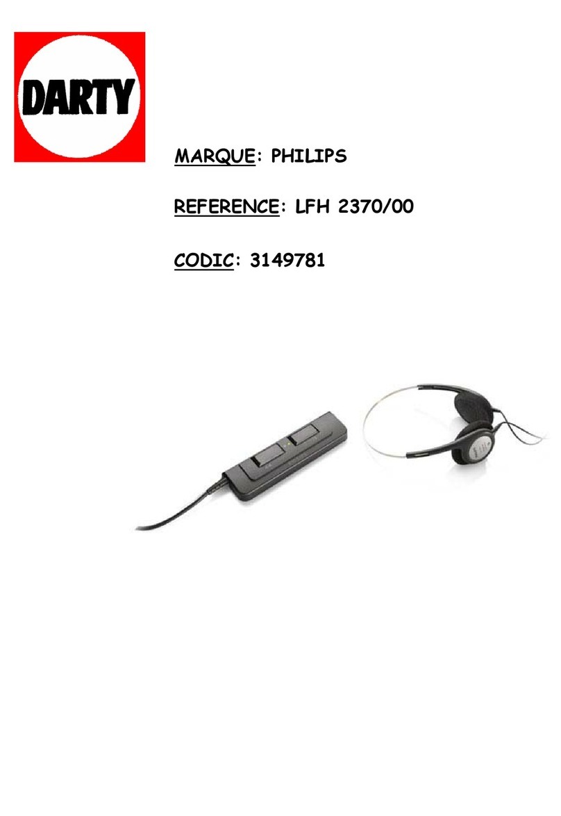 Philips LFH2370 User manual