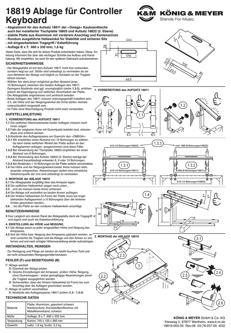 Konig & Meyer 18819 manual
