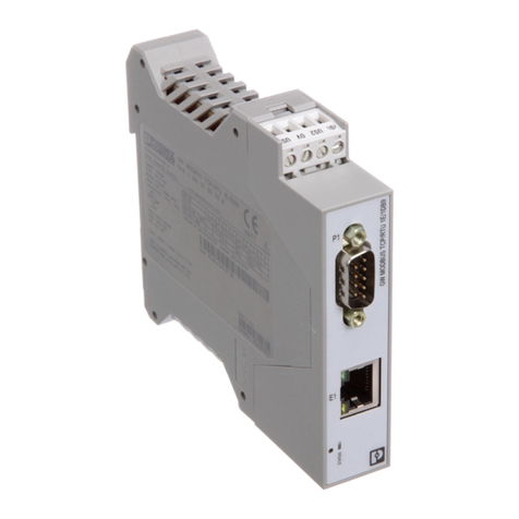 Phoenix Contact GW PN/DP 1E/1DB9 User manual