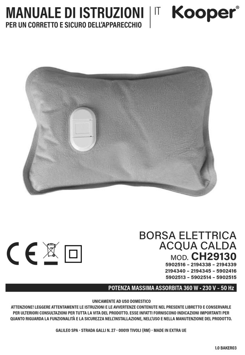 Kooper CH29130 User instructions