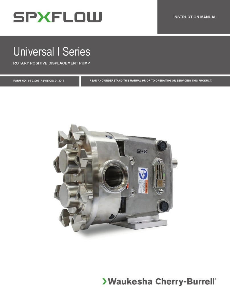 Waukesha Cherry-Burrell SPX FLOW Universal I Series instruction manual