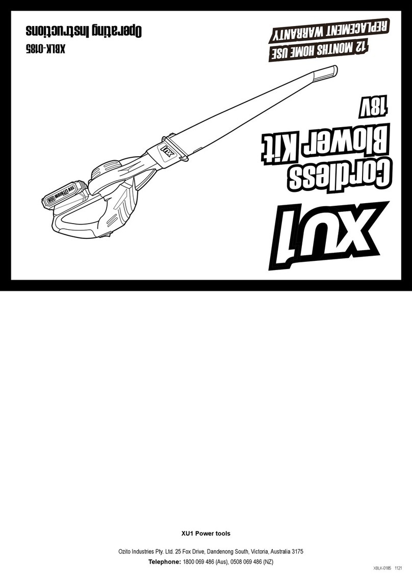 XU1 XBLK-0185 operating instructions