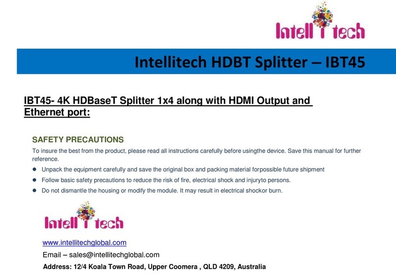 IntelliTech IBT45 manual