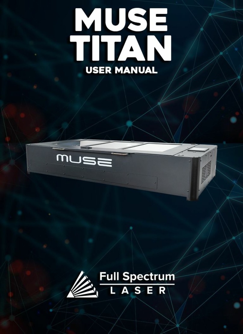 Full Spectrum Laser MUSE TITAN User manual
