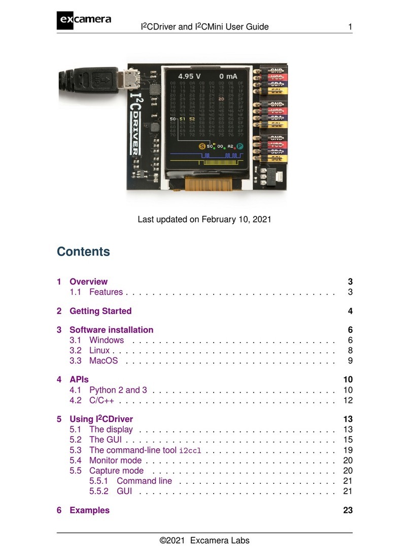 Excamera I2CDriver User manual