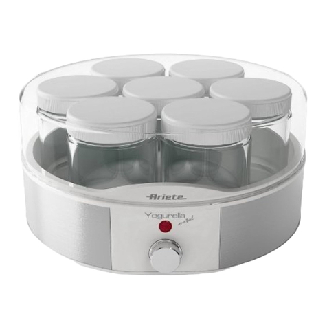 ARIETE Yogurella metal manual